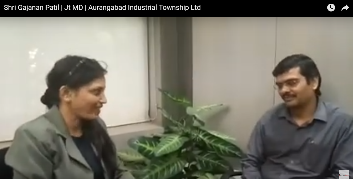 Shri Gajanan Patil ll  Jt MD ll Aurangabad Industrial Township Ltd